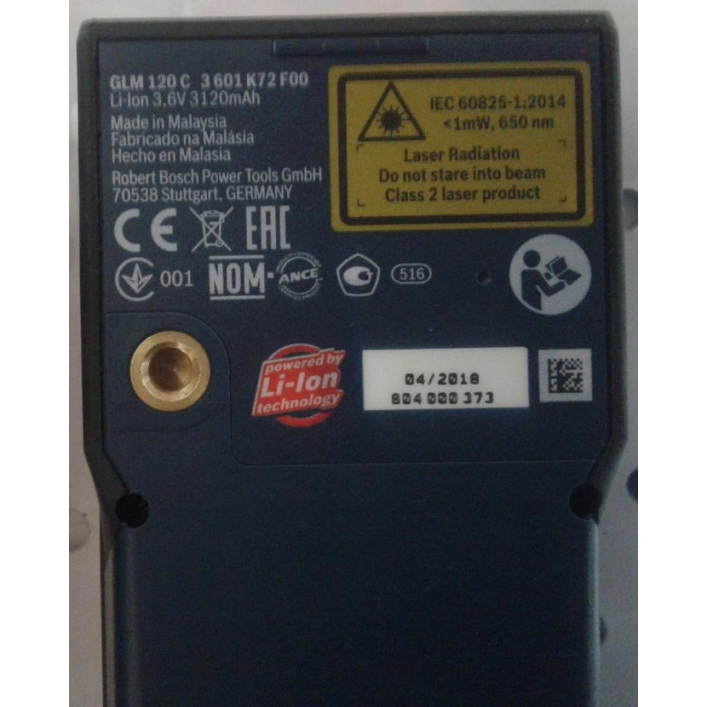 Далекомір Bosch GLM 120C + штатив BT 150, 0.08-120м, Bluetooth (0.601.072.F01) - изображение 5