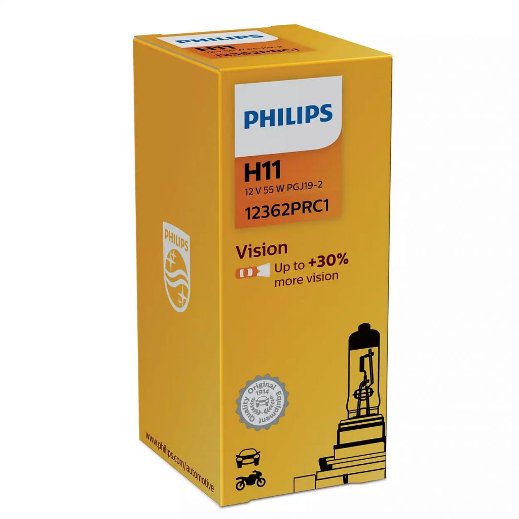 Автолампа Philips галогенова 55W (12362PR C1) - зображення 2