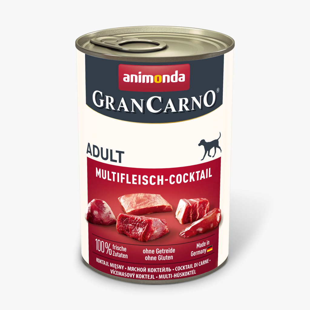 Консерви для собак Animonda GranCarno Adult Multi Meat Cocktail 400 г (4017721827300) - зображення 1