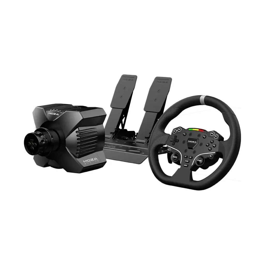 Кермо MOZA Racing R3 Racing Bundle for PC + подв. педалі SR-P Lite (RS074_Moza) - зображення 1