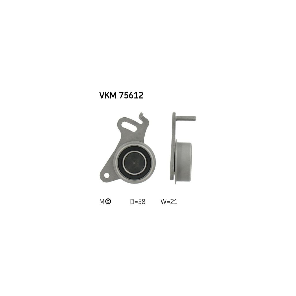 Ролик натягувача ременя SKF VKM 75612 - зображення 1