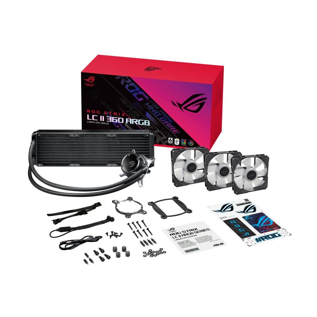 Система рідинного охолодження ASUS ROG-STRIX-LC-II-360 ARGB - зображення 5