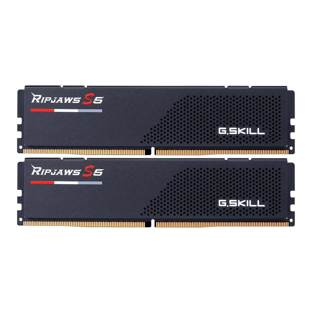 Модуль пам'яті для комп'ютера DDR5 48GB (2x24GB) 6000 MHz Ripjaws S5 G.Skill (F5-6400J3239F48GX2-RS5K) - зображення 1