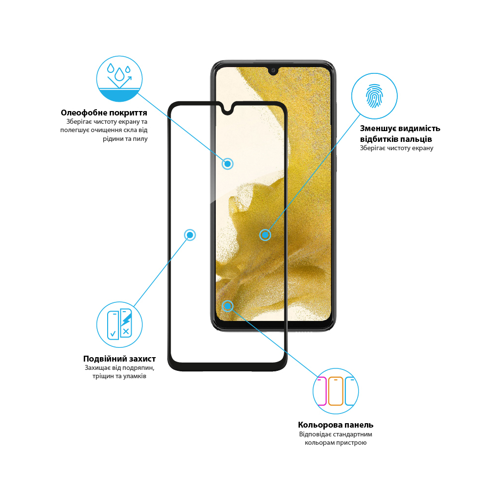 Скло захисне Global Samsung A33 5G (1283126522406) - зображення 4