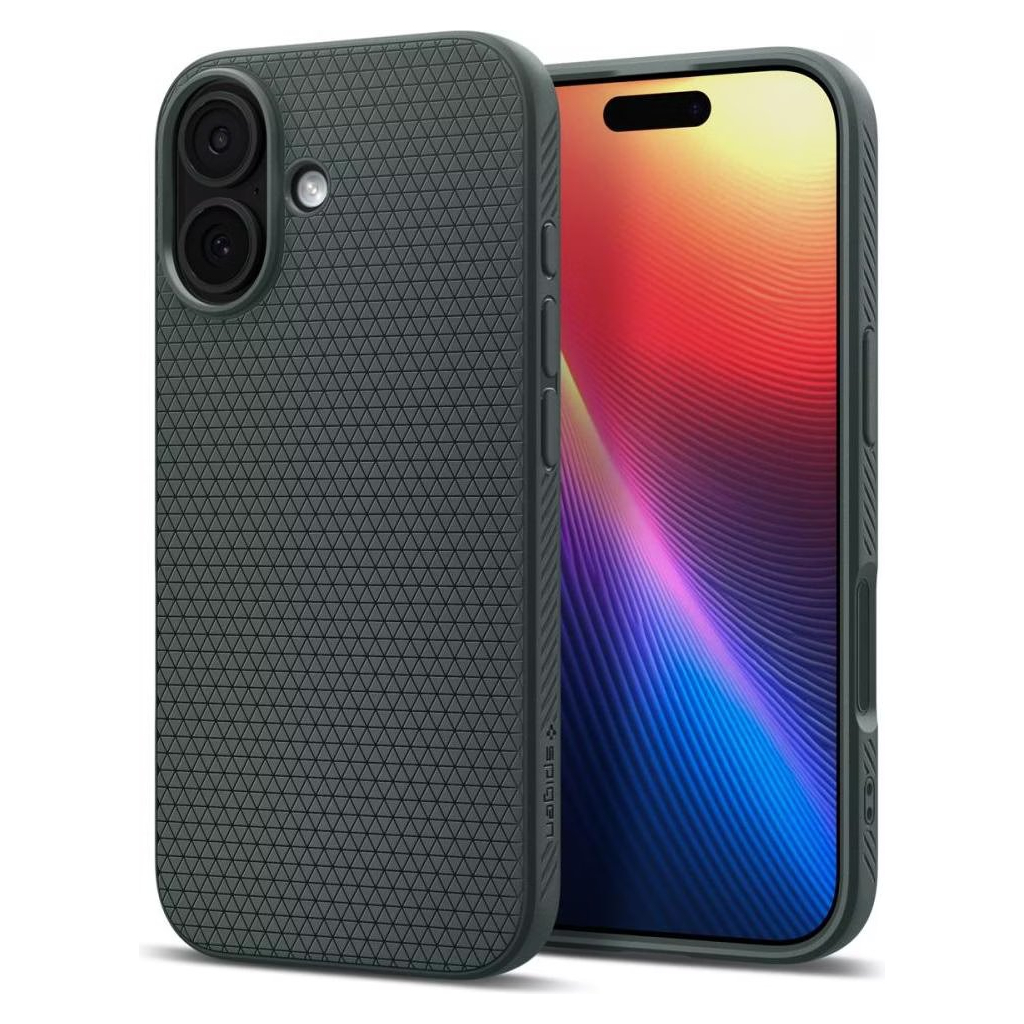 Чохол до мобільного телефона Spigen Liquid Air iPhone 17 Abyss Green (ACS10371) - зображення 2