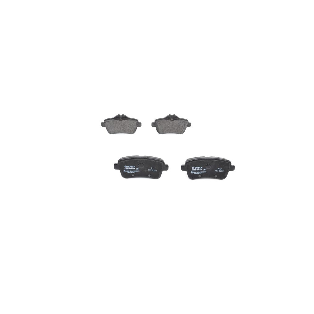 Гальмівні колодки Bosch 0986494771 - зображення 2