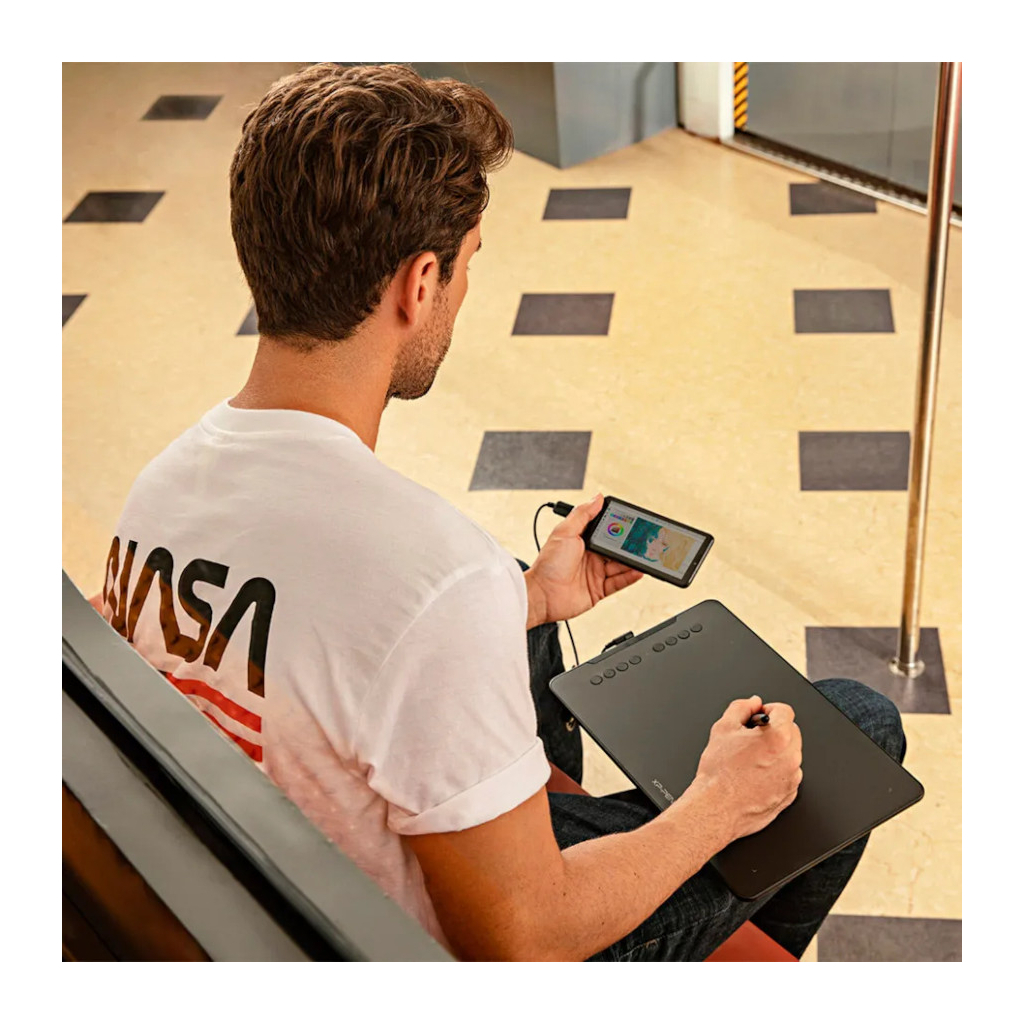 Графічний планшет XP-Pen Deco 01V2 Black - изображение 4