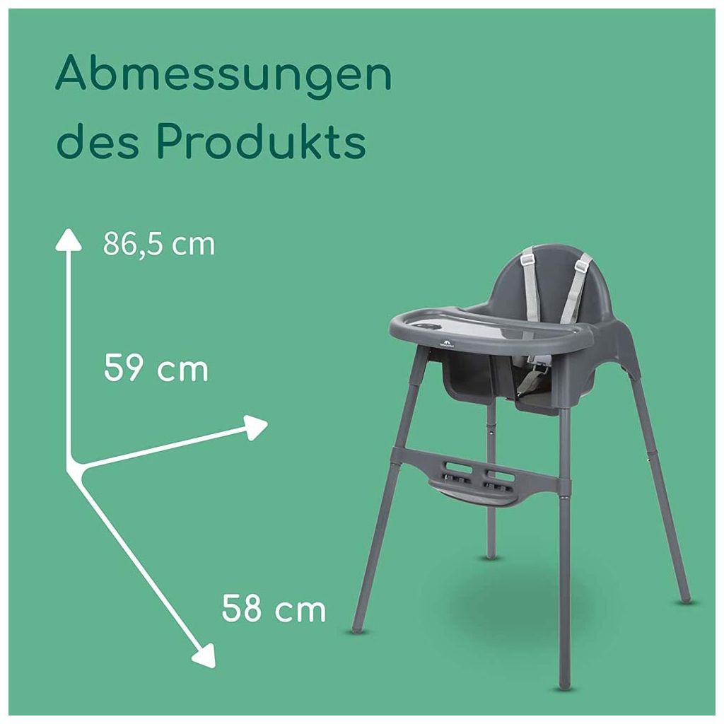 Стілець для годування Bebe Confort MEELY DARK GREY (2712551210) - зображення 4