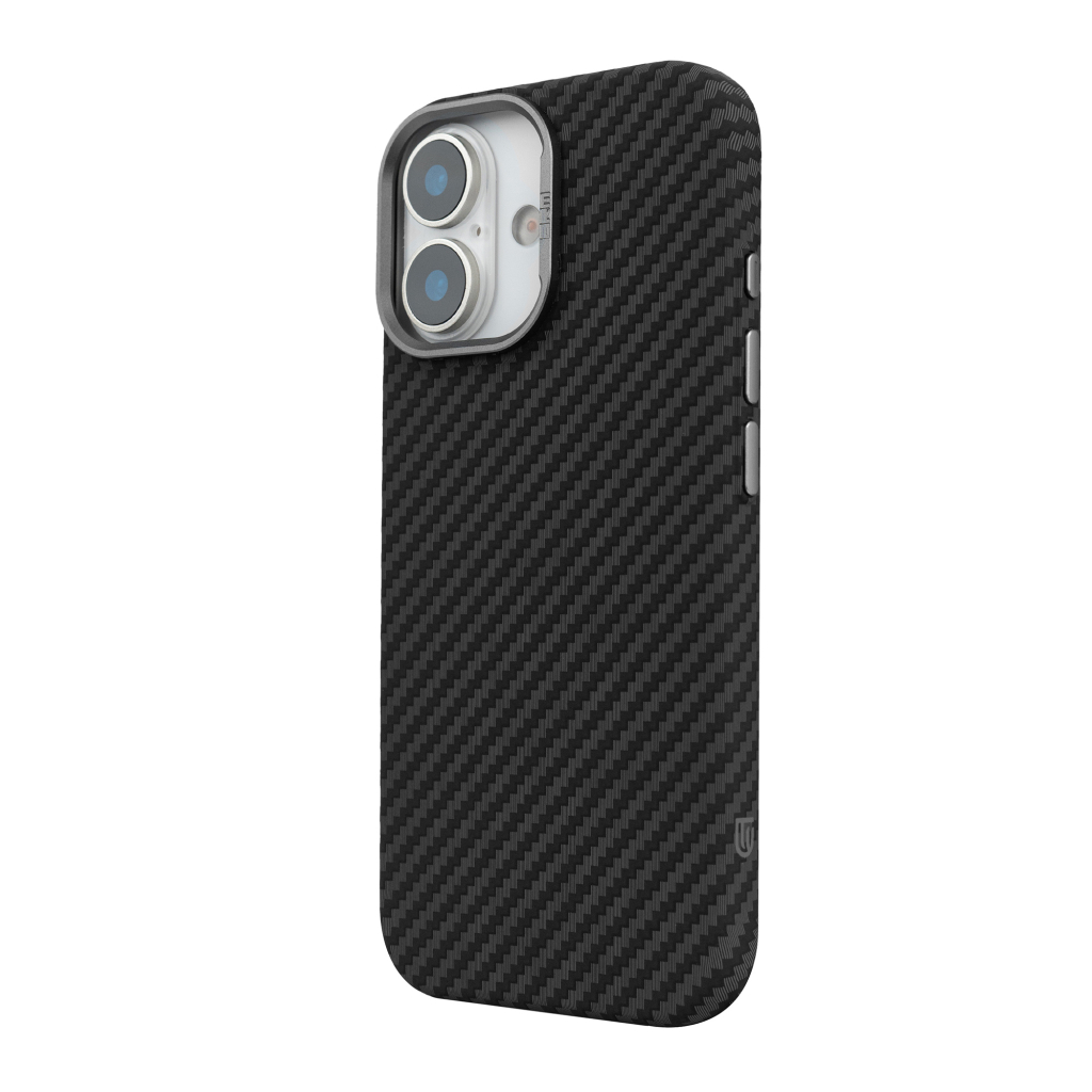Чохол до мобільного телефона Armorstandart LikeCarbon2 MagCase Apple iPhone 17 Carbon Black (ARM86257) - зображення 5