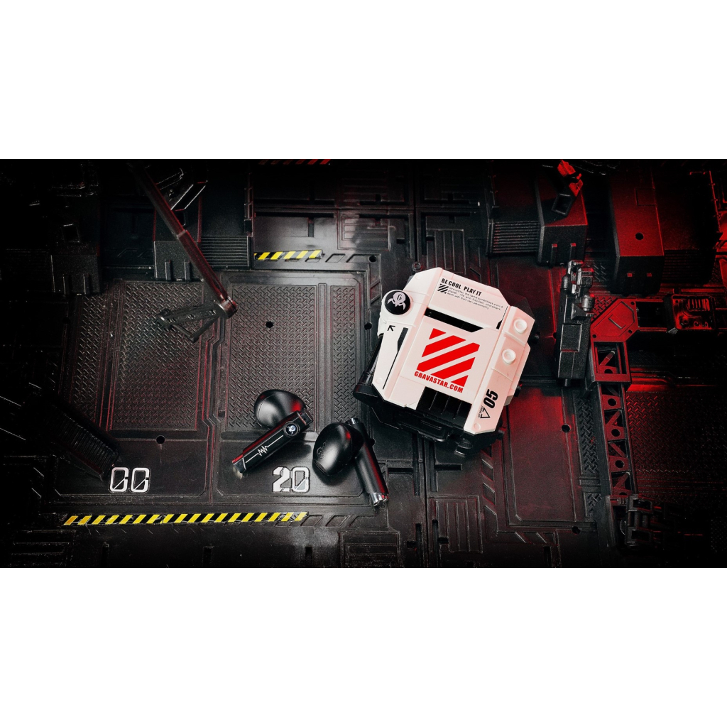 Навушники GravaStar Sirius P5 TWS BT 5.2 IPX4 Defense Mecha (GRAVASTARP5_MECHA_WHT_V2) - зображення 5