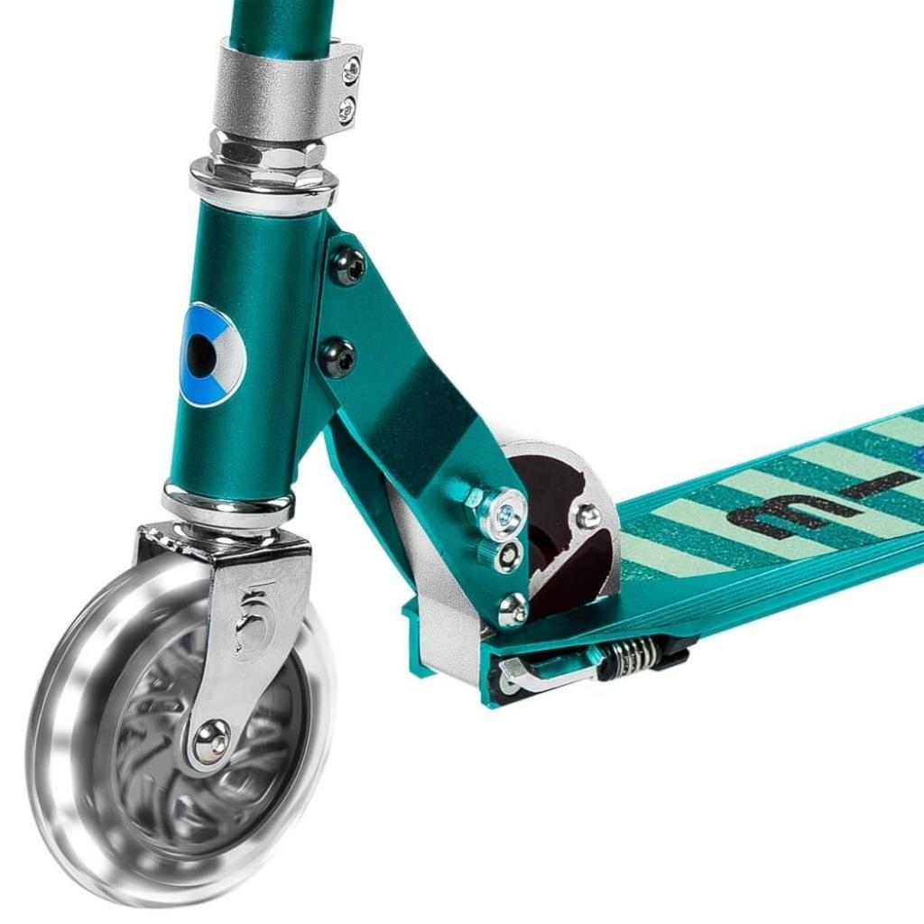 Самокат Micro Sprite Petrol stripe LED (SA0218) - зображення 3