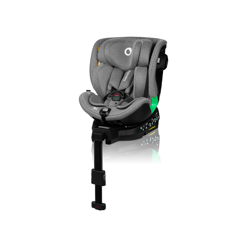 Автокрісло Lionelo Harmony I-Size Grey Concrete Bamboо (LO-HARMONY I-SIZE GREY CONCRETE BAMBOO) - зображення 2