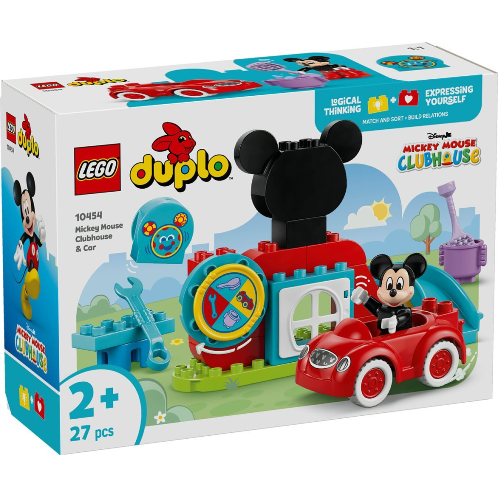Конструктор LEGO DUPLO Disney Міккі Маус: Клубний будинок і автомобіль (10454) - зображення 1