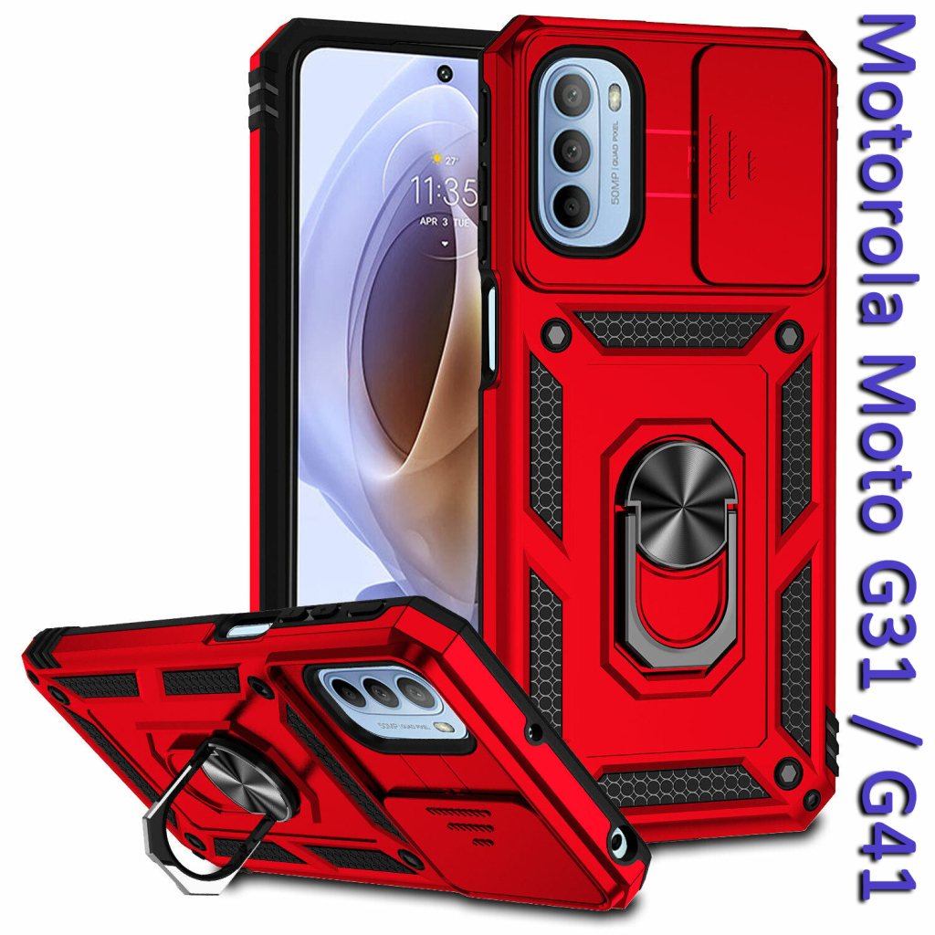 Чохол до мобільного телефона BeCover Military Motorola Moto G31 / G41 Red (708193) - зображення 1
