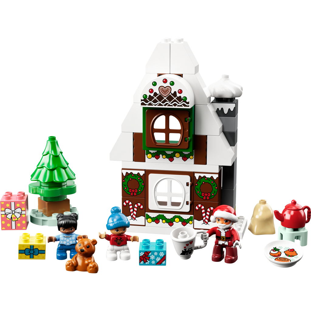 Конструктор LEGO DUPLO Town Пряниковий будиночок Санти 50 деталей (10976) - изображение 9