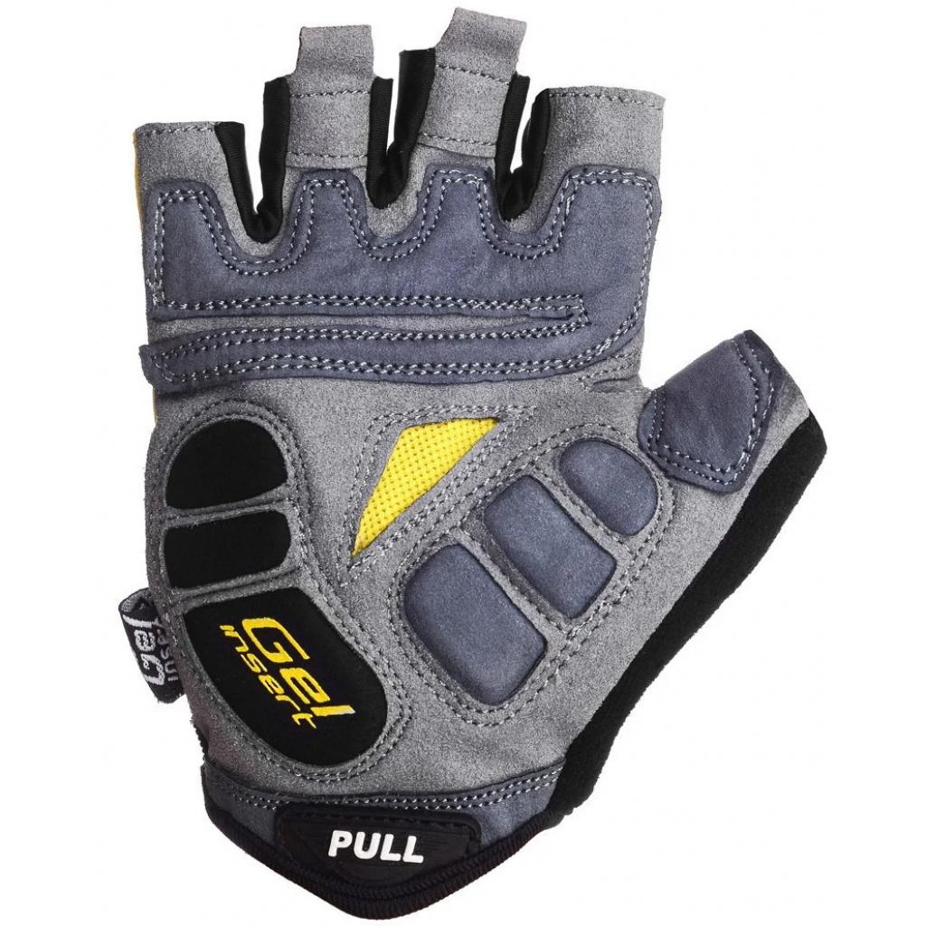 Велорукавиці PowerPlay 5037 Black/Yellow L (5037C_L_Yellow) - зображення 3