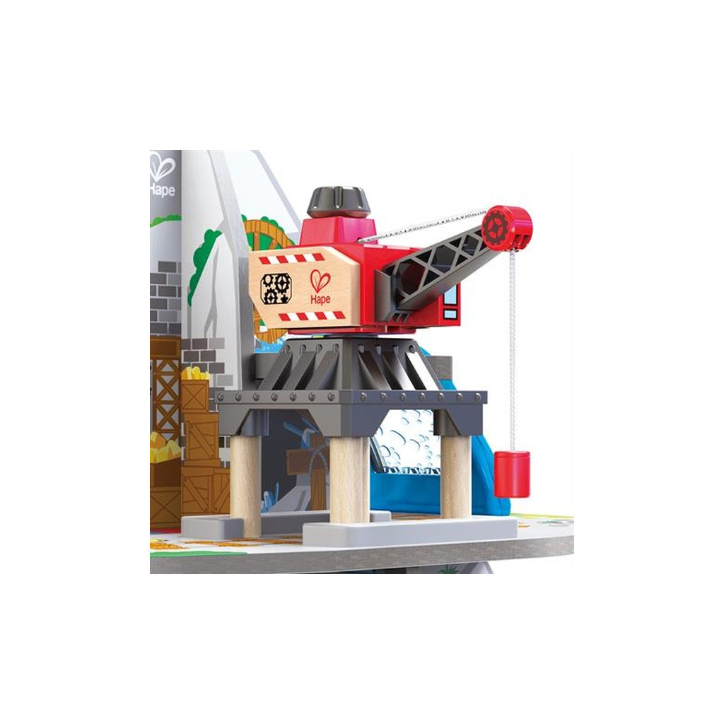 Залізниця Hape Багаторівнева гірська шахта з аксесуарами (E3753) - зображення 4