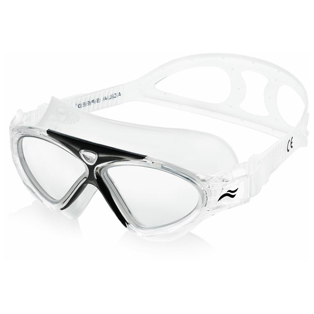 Окуляри для плавання Aqua Speed Zefir 079-07 6529 чорний/прозорий OSFM (5908217665294) - зображення 1