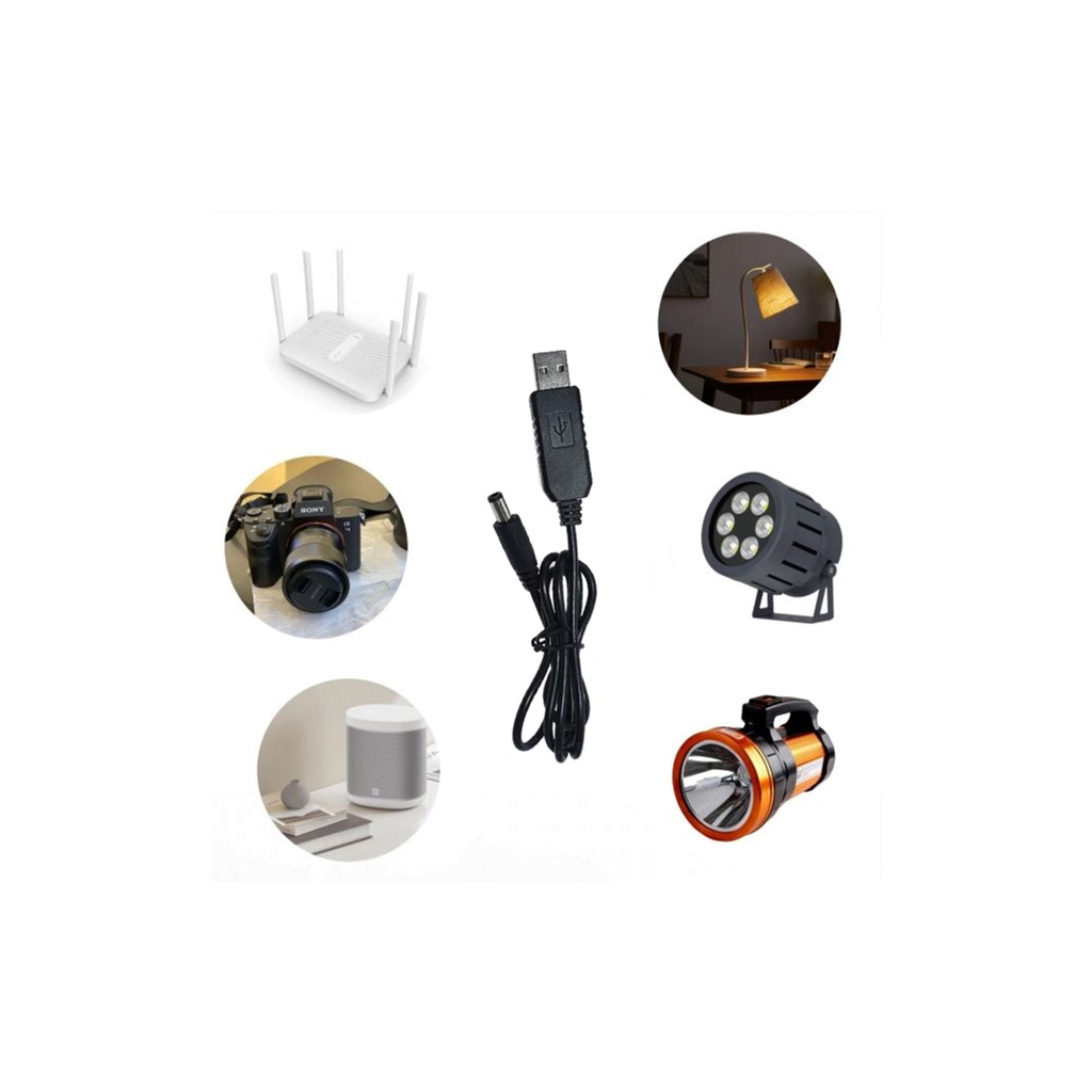 Кабель живлення USB to DC 5.5x2.1mm 12V 0.8m Armorstandart (ARM65663) - picture 4