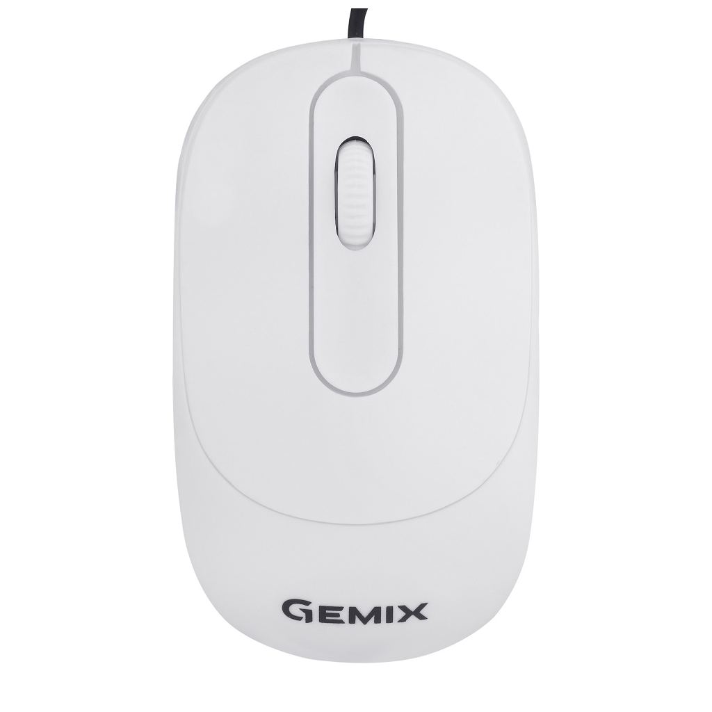Мишка Gemix GM145 USB White (GM145Wh) - зображення 1