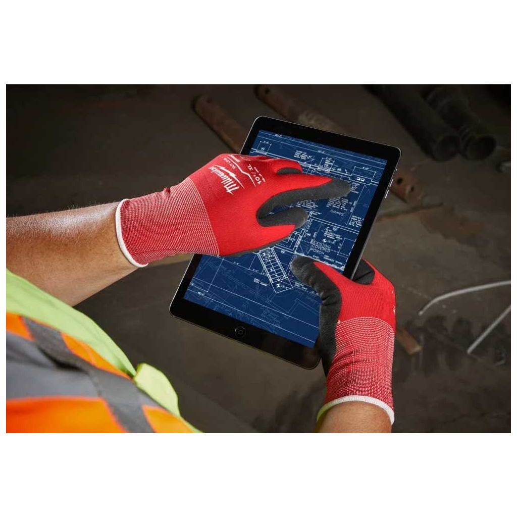 Захисні рукавиці Milwaukee з опором порізам 1 рівня, 8/M, 12 пар (4932471614) - зображення 4