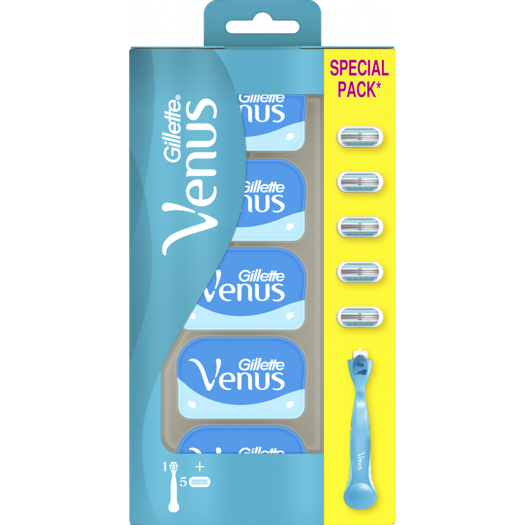 Бритва Venus Smooth з 5 змінними картриджами (7702018363490) - зображення 2