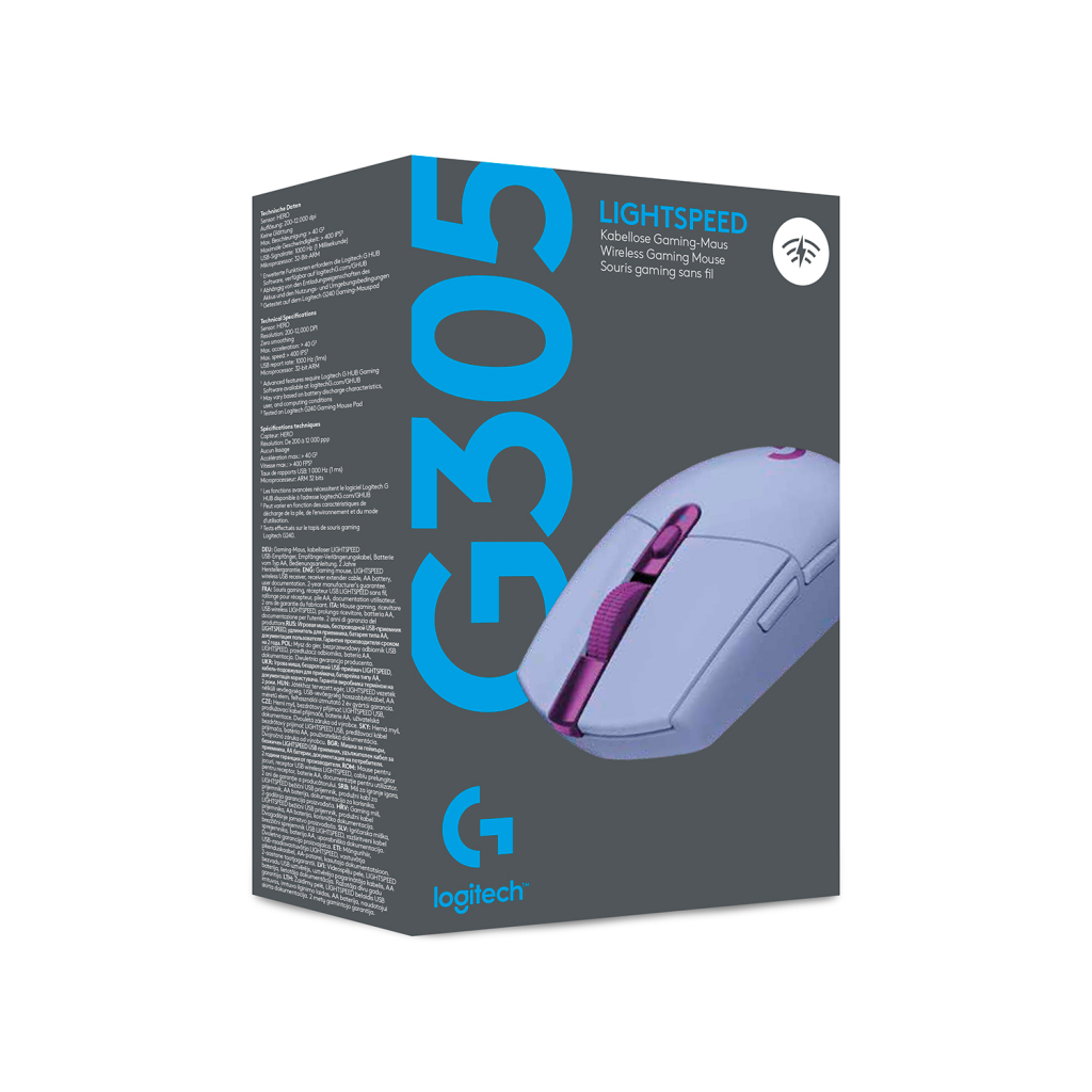 Мишка Logitech G305 Lightspeed Lilac (910-006022) - зображення 10