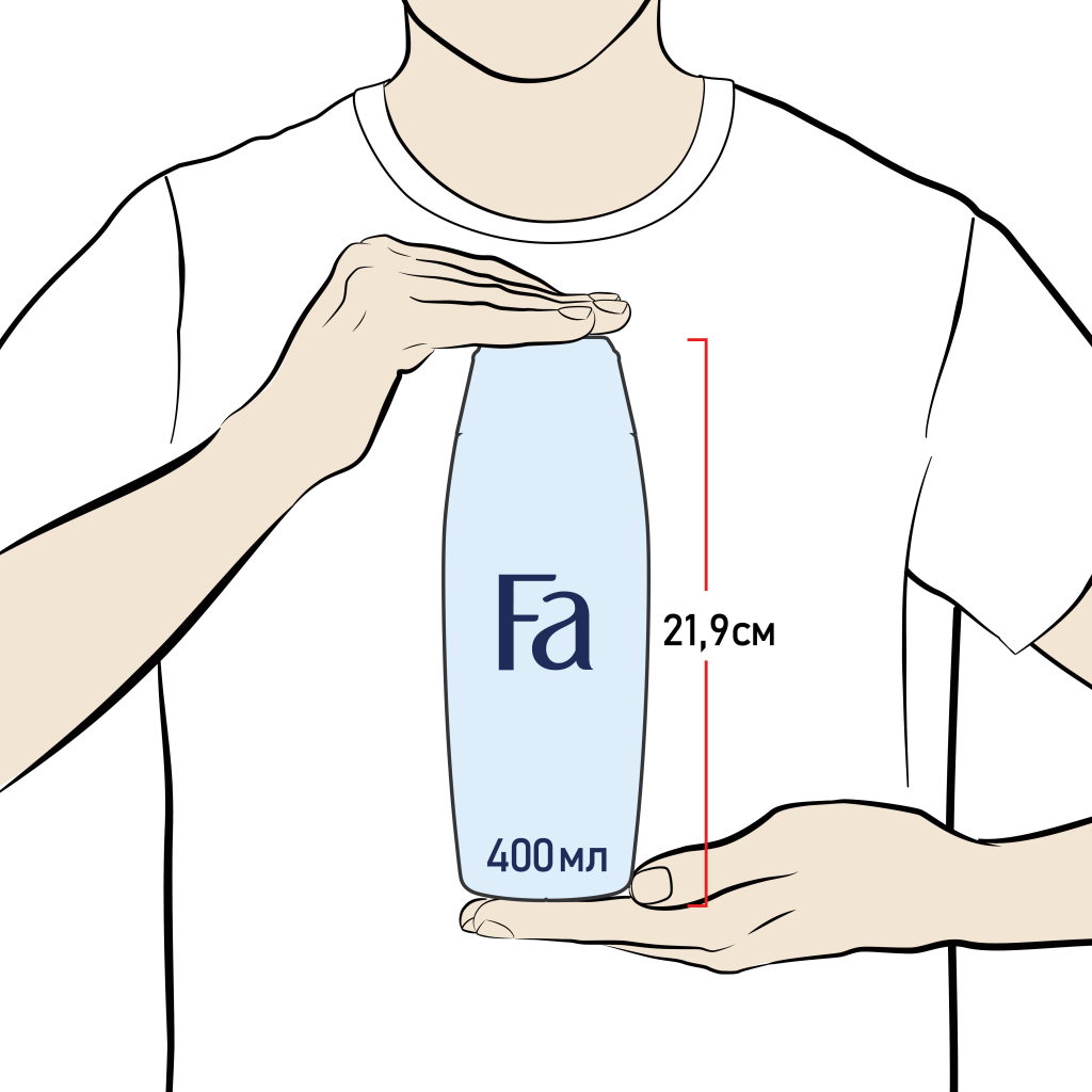 Гель для душу Fa Men 2 in 1 Кавовий вибух 400 мл (9000101641271) - зображення 3