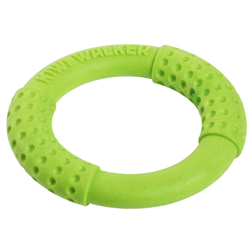 Іграшка для собак Kiwi Walker Кільце 13.5 см зелена (8596075002695) - зображення 1