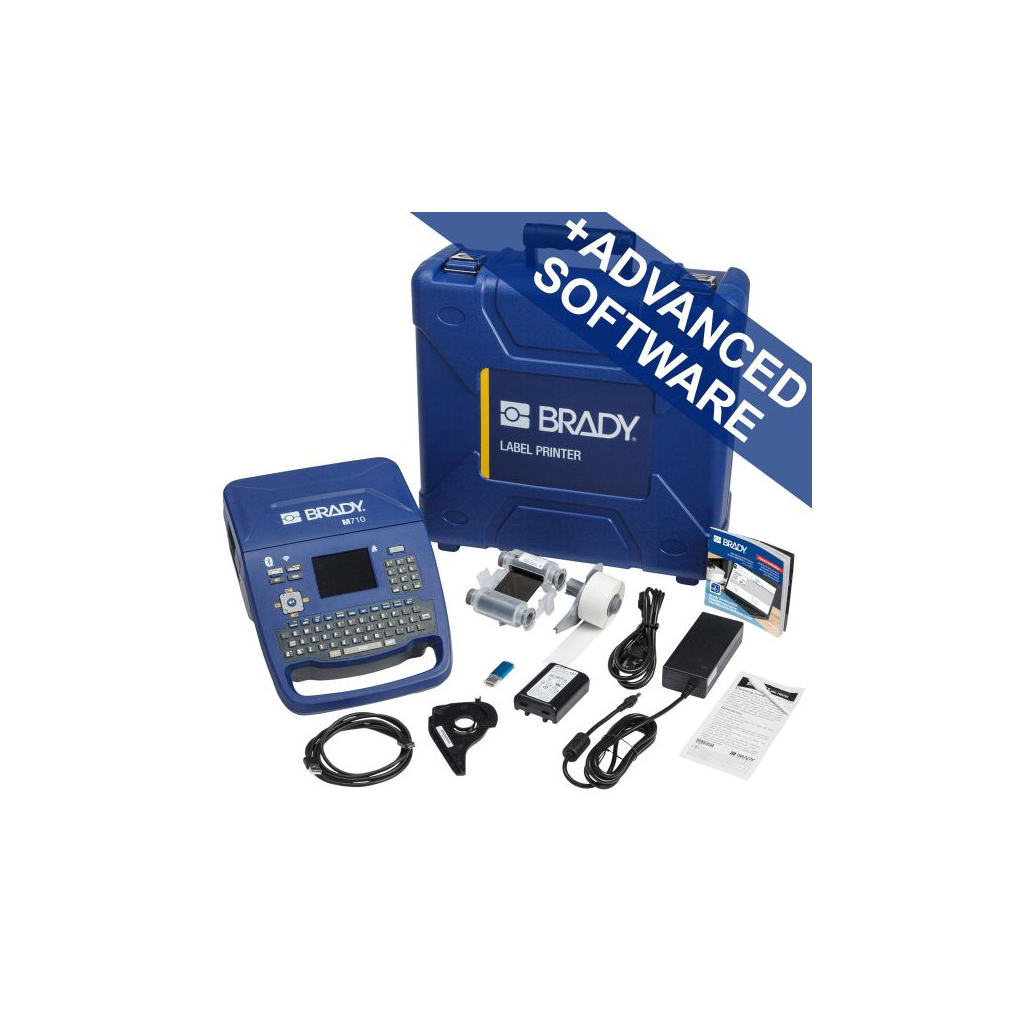 Принтер етикеток Brady M710-WB-QWERTY-EU+BWS, Wifi, Bluetooth, розширене ПЗ (322914) - зображення 1