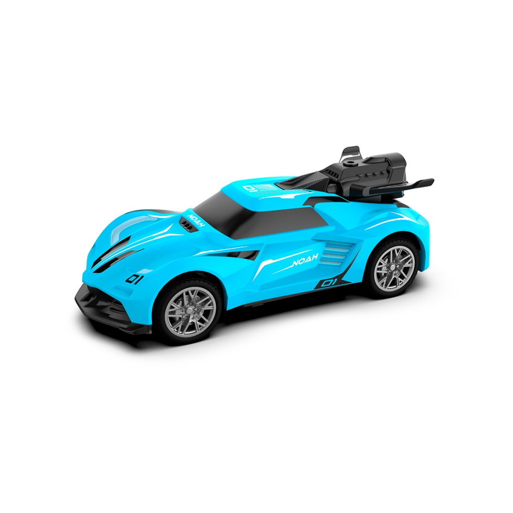 Радіокерована іграшка Sulong Toys Spray Car – Sport (блакитний, 1:24, світло, функція туман) (SL-354RHBL) - зображення 7