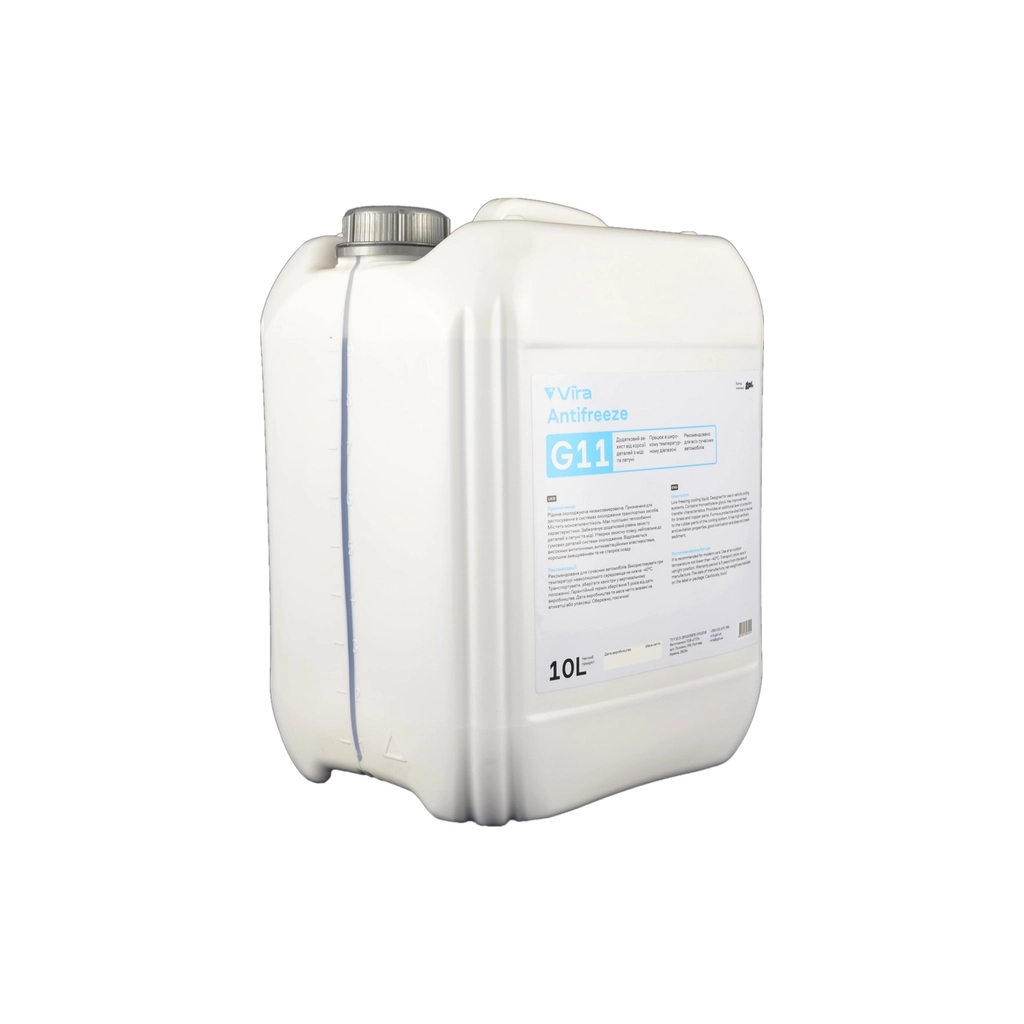 Антифриз VIRA -40 °C G11 синя 10 кг (VI0022) - изображение 2