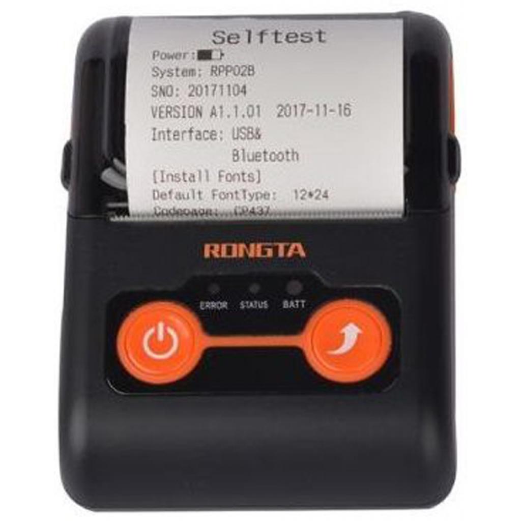 Принтер чеків Rongta RPP02B Bluetooth, USB (RPP02B) - зображення 2