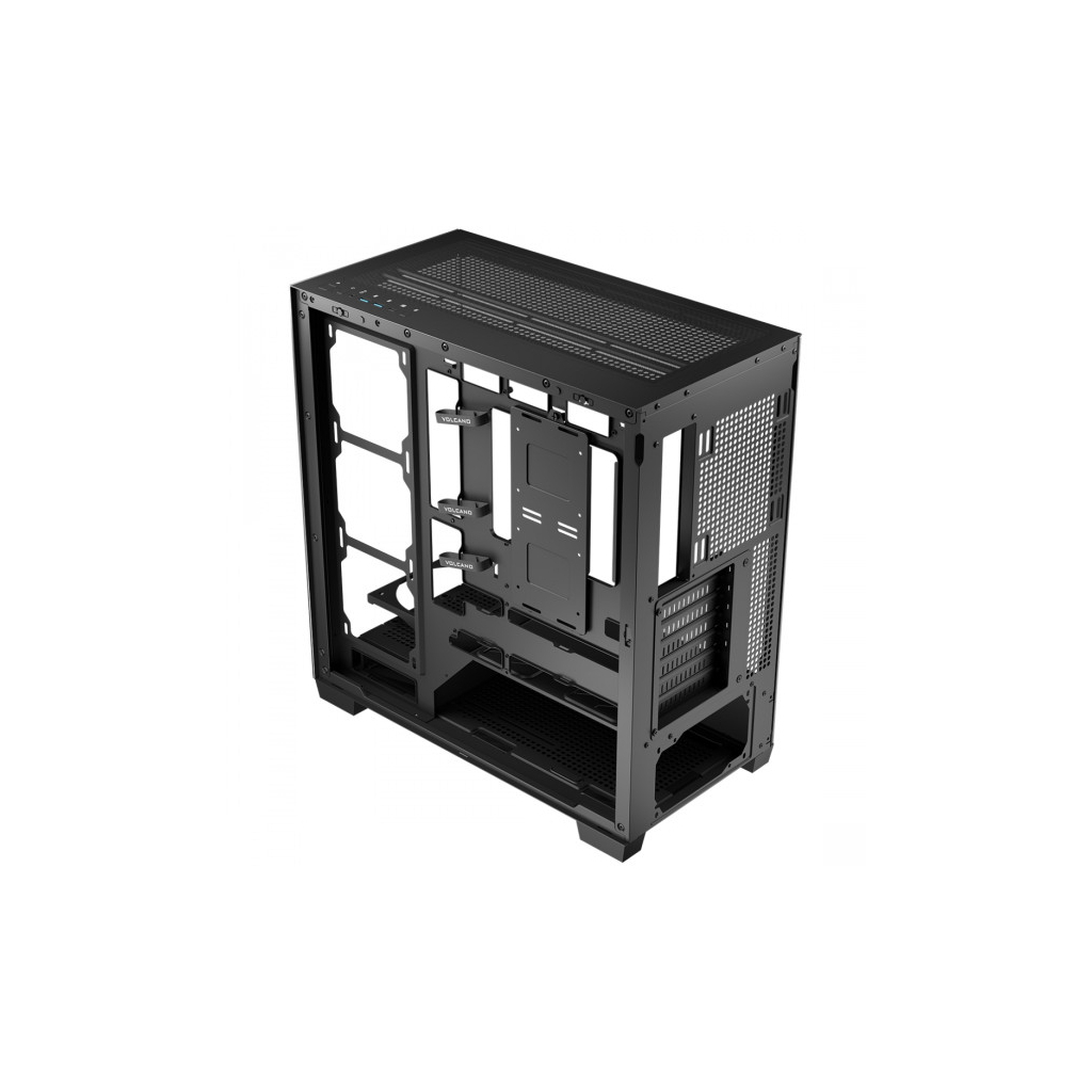 Корпус Modecom VOLCANO STELLAR MIDI w/o fans BLACK (AT-STELLAR-NF-0000-10) - зображення 7