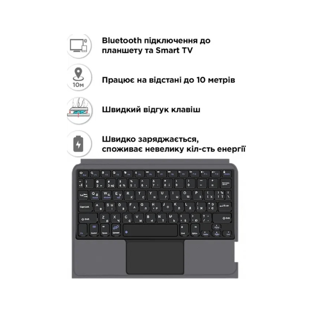 Чохол до планшета AirOn Premium iPad Pro 11 2024 with Keyboard (4822352781230) - зображення 11