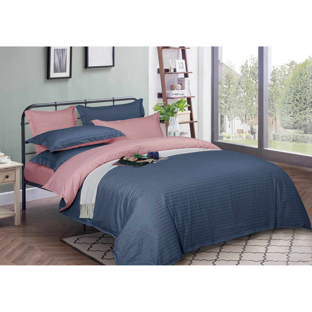 Підковдра MirSon Satin Stripe 30-0020 + 30-0007 Edarin 200х220 см (2200005265840) - зображення 1