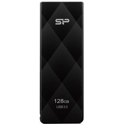 USB флеш накопичувач Silicon Power 128GB Blaze B20 Black USB 3.0 (SP128GBUF3B20V1K) - зображення 1