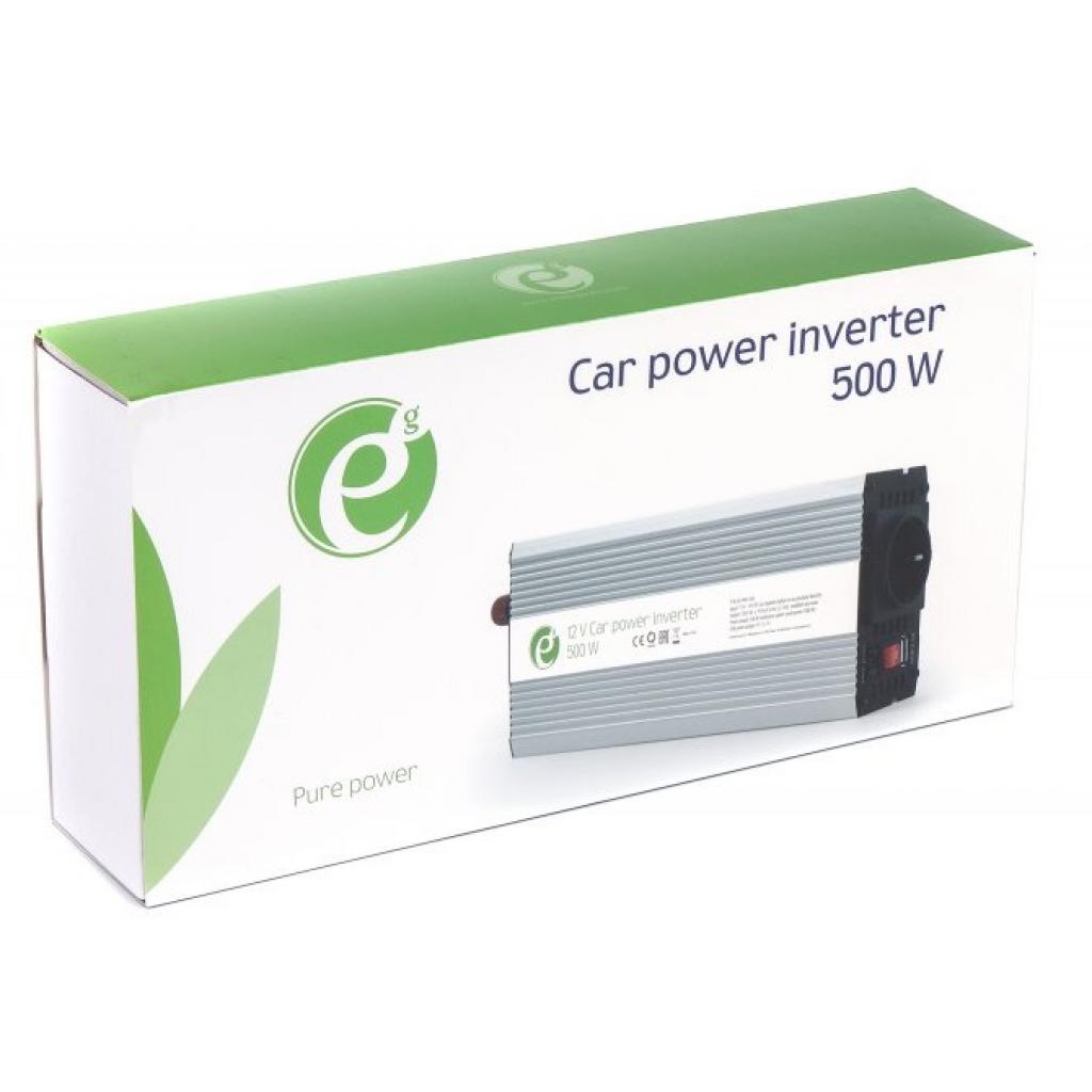 Автомобільний інвертор EnerGenie 12V/220V 500 Вт (EG-PWC-043) - зображення 4