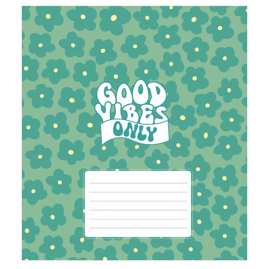 Зошит Школярик Good vibes only 18 аркушів клітинка (018-3561K) - зображення 5