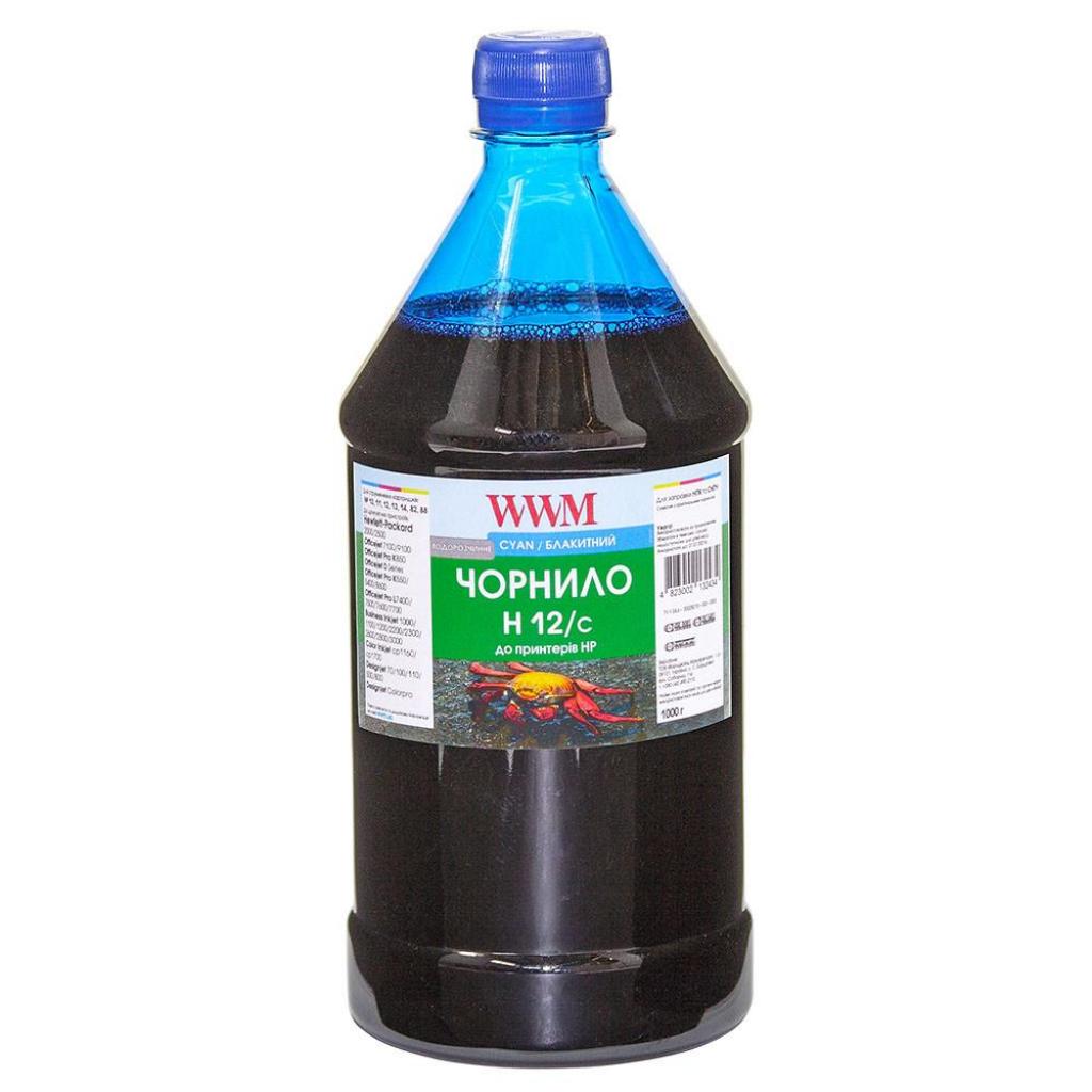Чорнило WWM HP №10/11/82 1000г Cyan (H12/C-4) - зображення 1