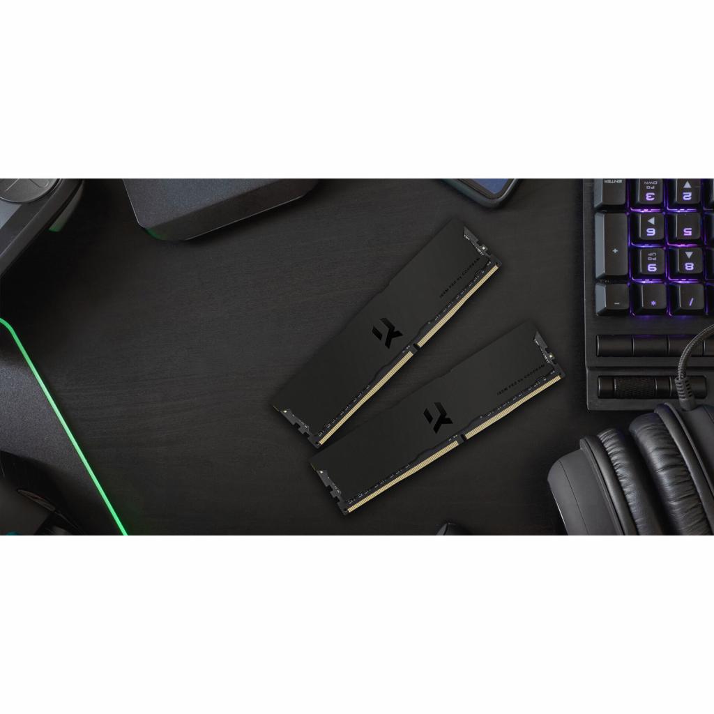 Модуль пам'яті для комп'ютера DDR4 16GB (2x8GB) 3600 MHz Iridium Pro Deep Black Goodram (IRP-K3600D4V64L18S/16GDC) - зображення 5