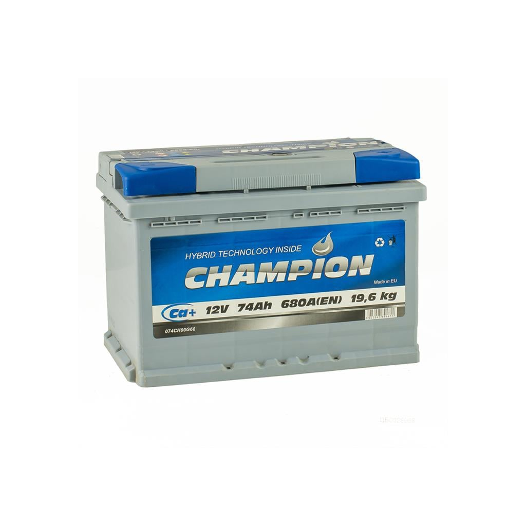 Акумулятор автомобільний Champion 74 Ah/12V Euro (CHG74-0) - зображення 1