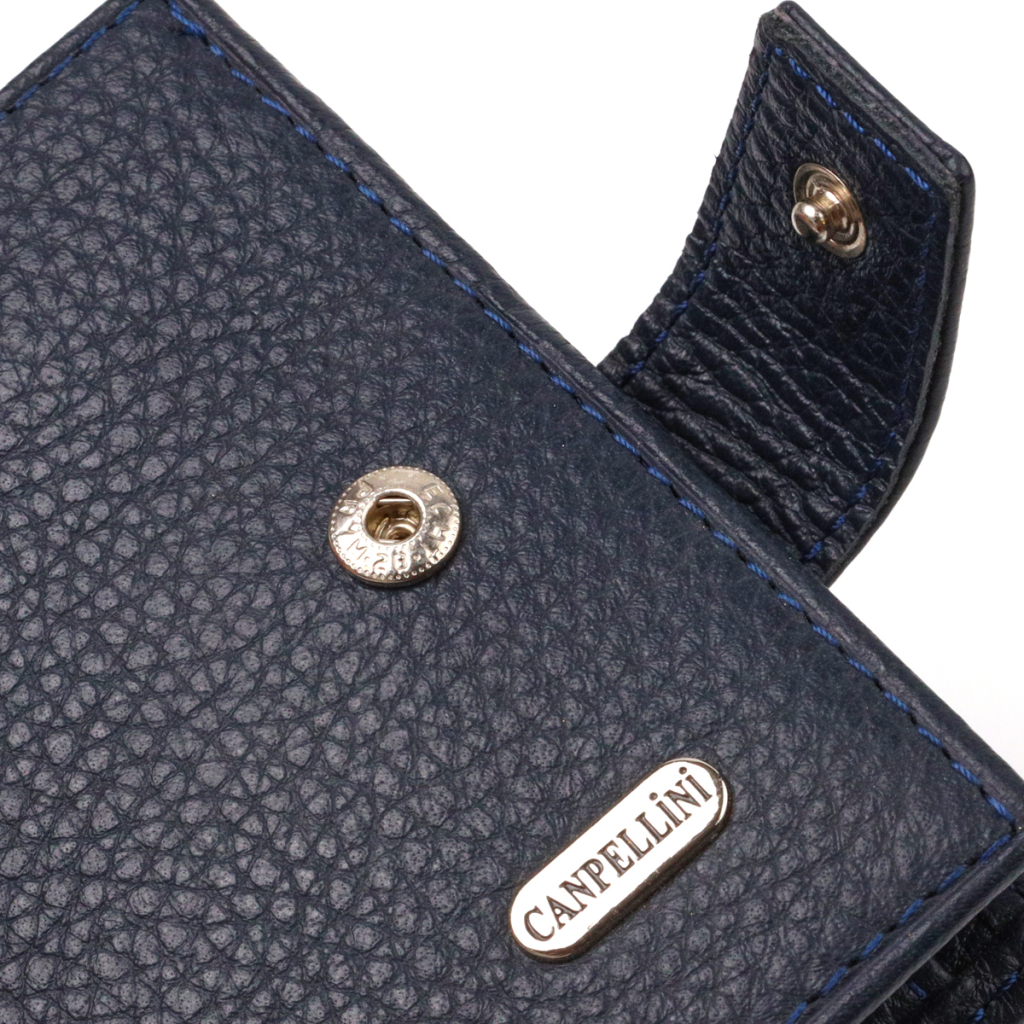 Гаманець Canpellini З натуральної шкіри Синій (21884) - зображення 5