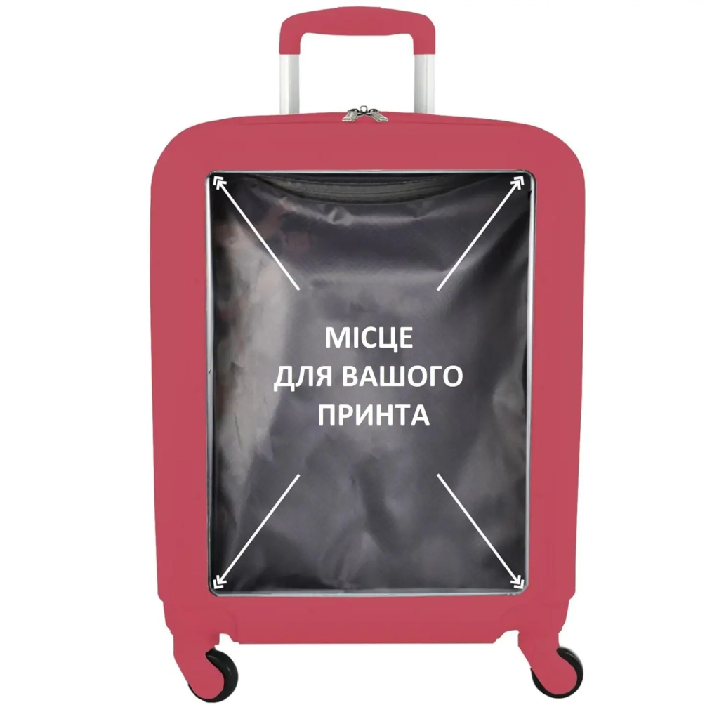 Валіза Semi Line Прозора панель 20" S Червона (T5474-2) - зображення 3