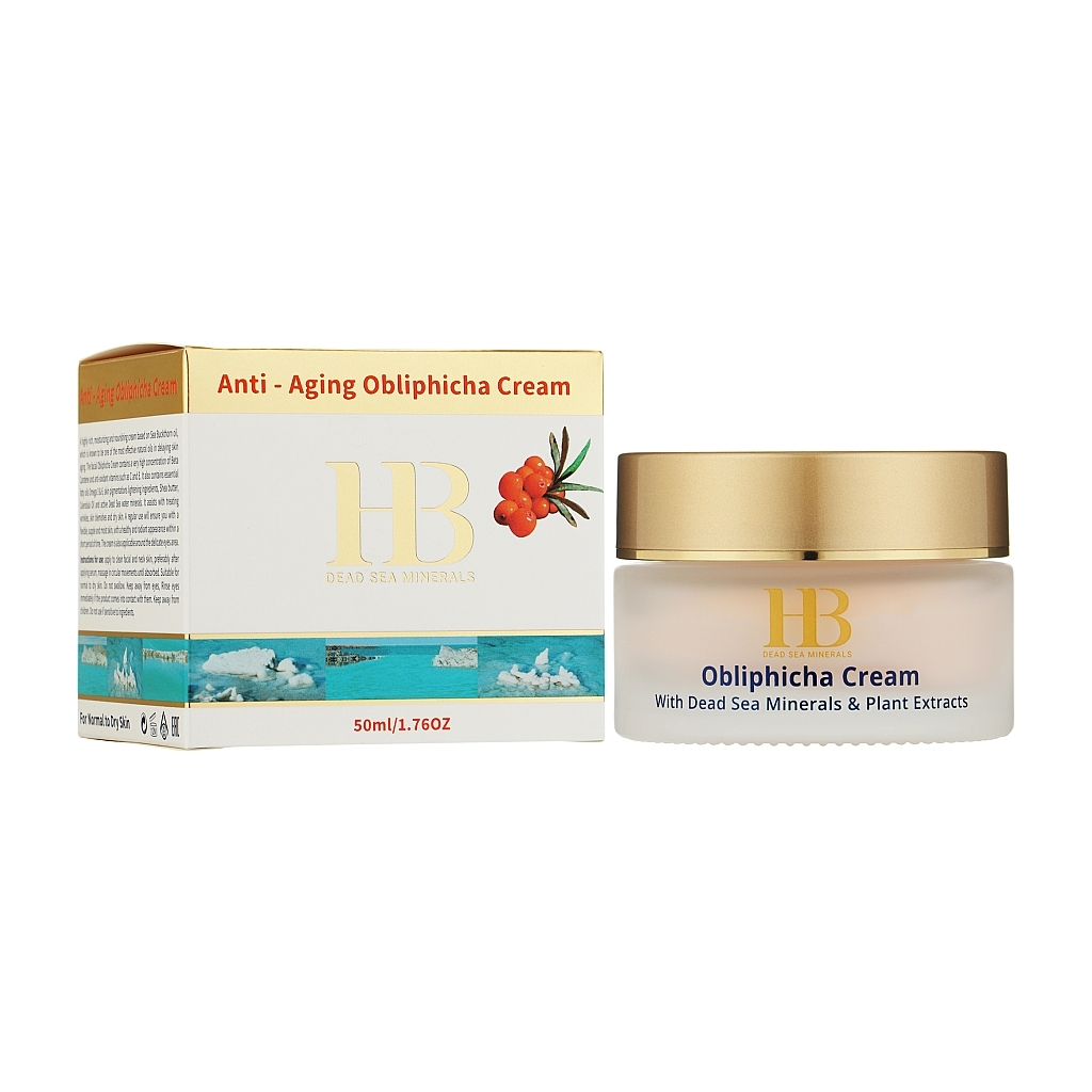 Крем для обличчя Health and Beauty Обліпиховий Для запобігання старінню 50 мл (7290011843519) - зображення 1