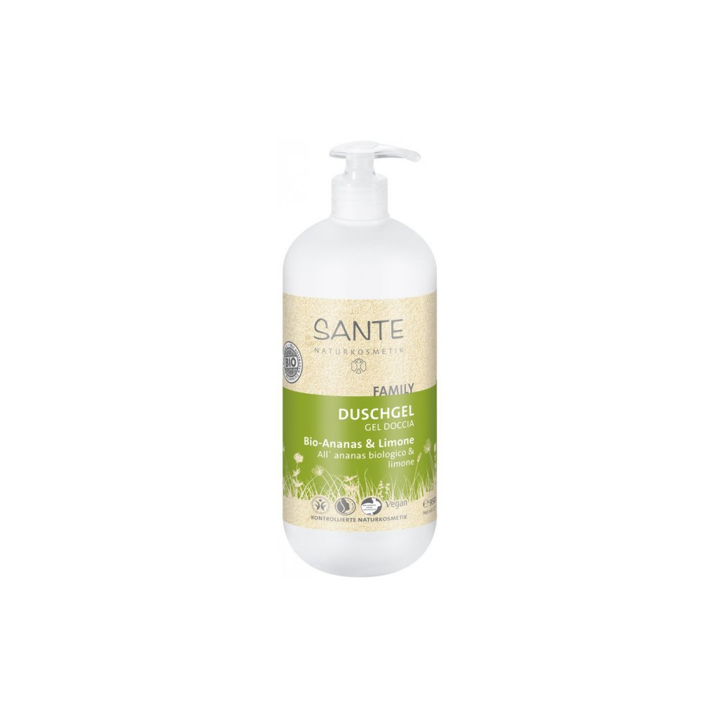 Гель для душу Sante Family Ананас і лимон 950 мл (4025089075127) - зображення 1