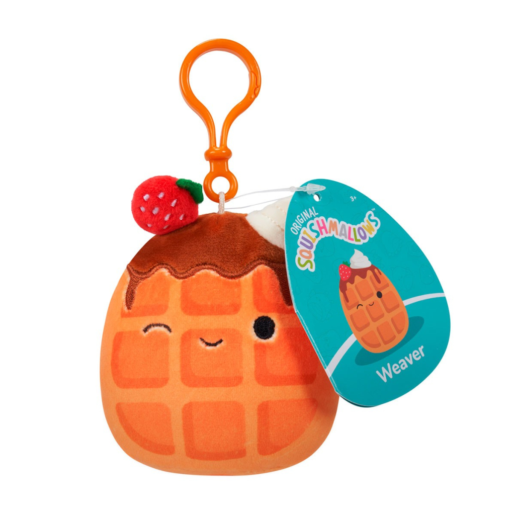 М'яка іграшка Squishmallows на кліпсі- Вафелька Вівер 9 см (SQCP00219) - зображення 7