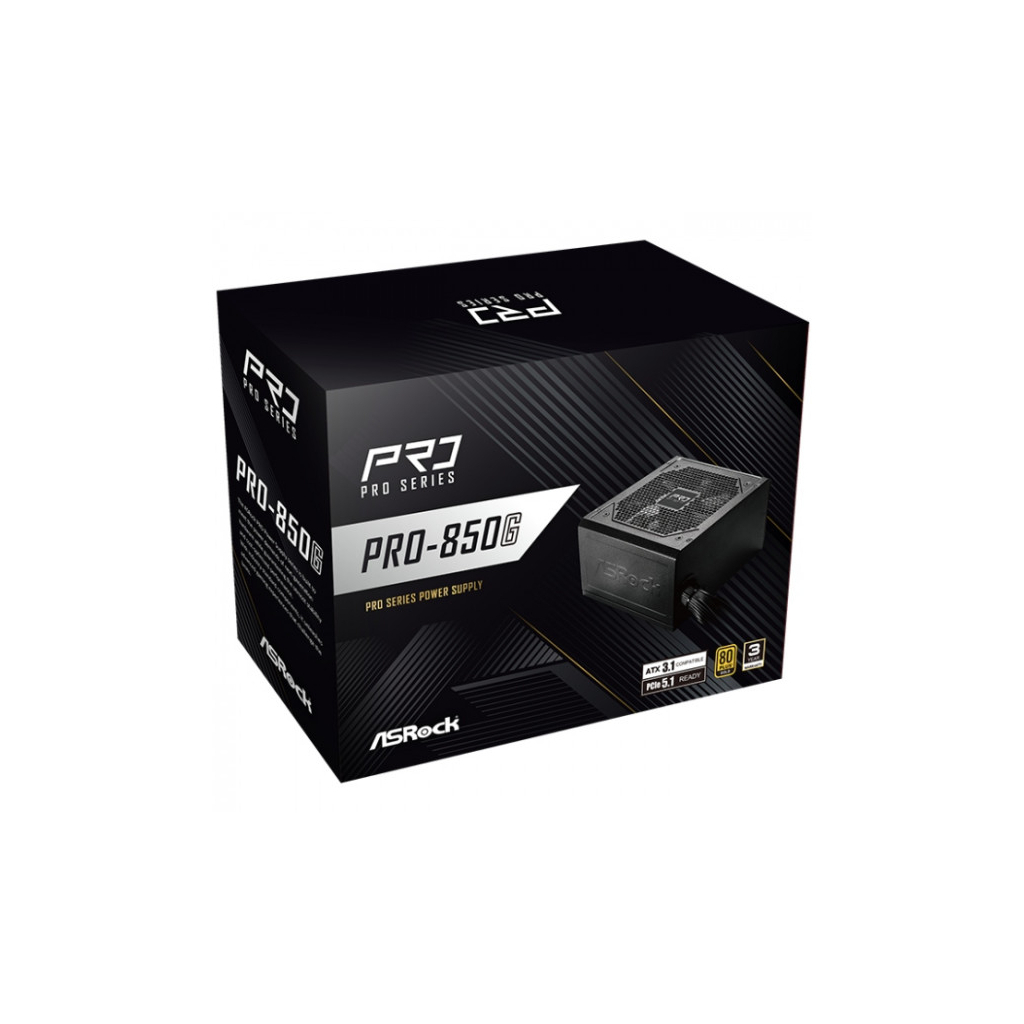 Блок живлення ASRock 850W (PRO-850G) - зображення 5