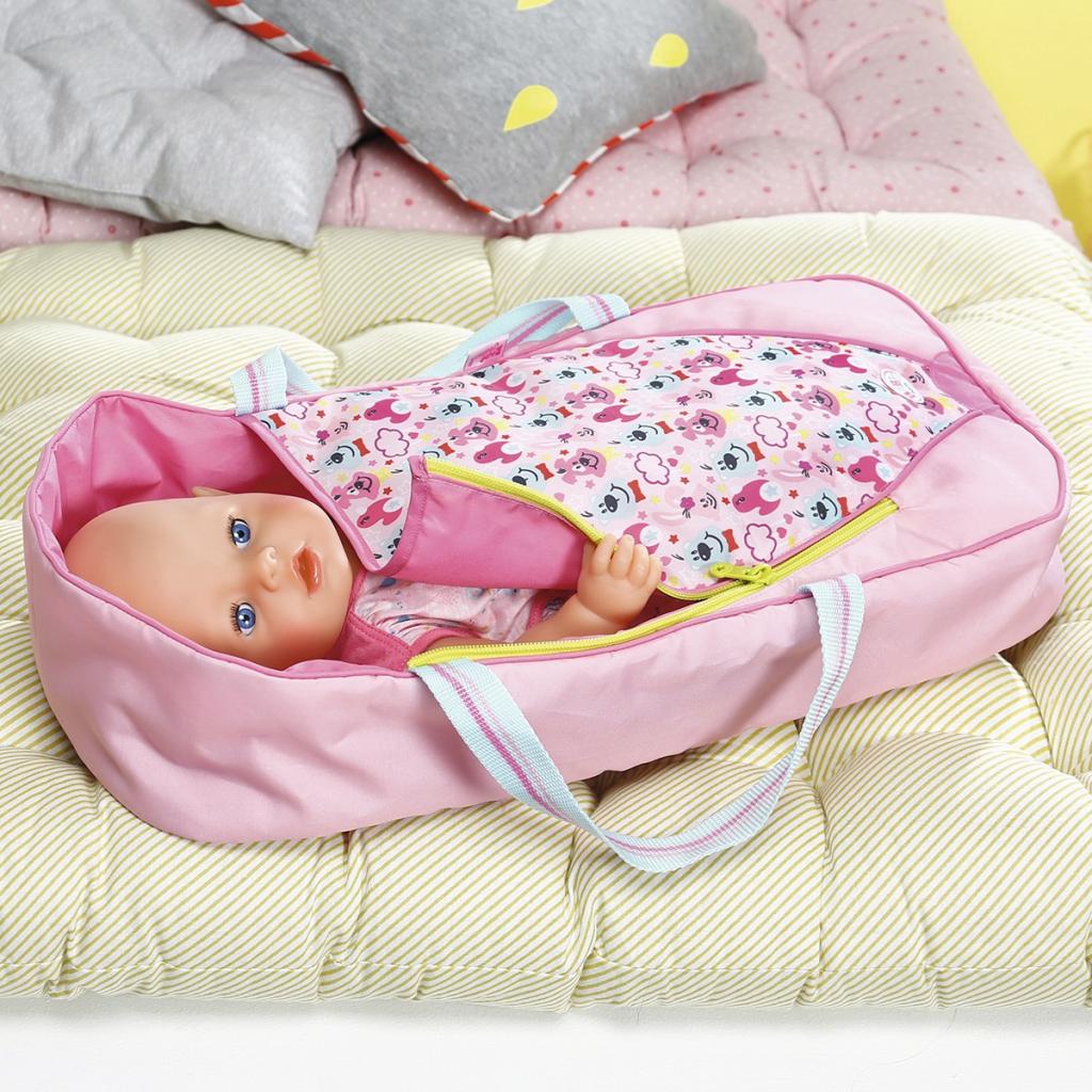Аксесуар до ляльки Zapf Люлька-переноска Baby Born 2 в 1 Яскраві (824429) - зображення 5