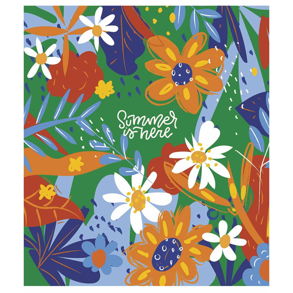 Зошит Школярик Summer is Here 80 аркушів лінія (080-3225L) - зображення 2